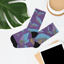 Load image into Gallery viewer, Origami Crane Recycled Poly Socks