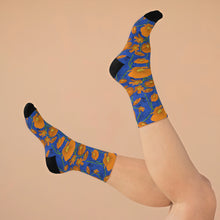 Load image into Gallery viewer, California Poppies Recycled Poly Socks