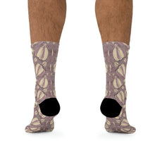 Load image into Gallery viewer, Got stinky feet? Garlic socks Recycled Poly Socks