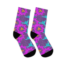Load image into Gallery viewer, Batik type Hummingbird Recycled Poly Socks