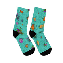 Load image into Gallery viewer, Magical luminescent Bugs Recycled Poly Socks