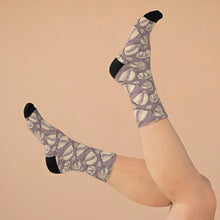 Load image into Gallery viewer, Got stinky feet? Garlic socks Recycled Poly Socks