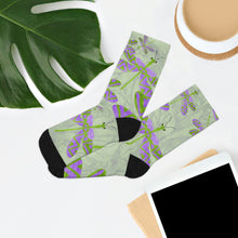 Load image into Gallery viewer, Dreamy dragonfly Recycled Poly Socks
