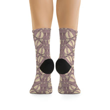Load image into Gallery viewer, Got stinky feet?  Garlic socks Recycled Poly Socks
