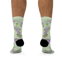 Load image into Gallery viewer, Dreamy dragonfly Recycled Poly Socks
