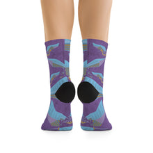 Load image into Gallery viewer, Origami Crane Recycled Poly Socks
