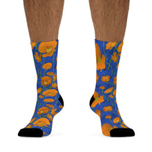 Load image into Gallery viewer, California Poppies Recycled Poly Socks

