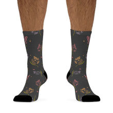 Load image into Gallery viewer, Stylized Rose Recycled Poly Socks
