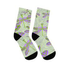 Load image into Gallery viewer, Dreamy dragonfly Recycled Poly Socks
