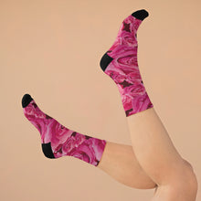 Load image into Gallery viewer, Roses Recycled Poly Socks
