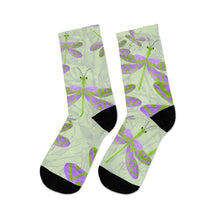 Load image into Gallery viewer, Dreamy dragonfly Recycled Poly Socks
